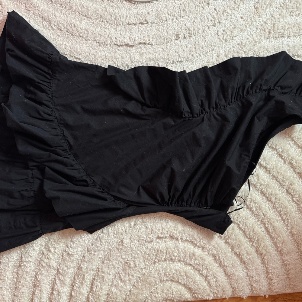 MAEVE- Black Ruffled Dress (Anthropology)